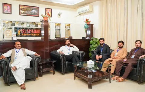 Reception Team at Islamabad Rehab Center PWD