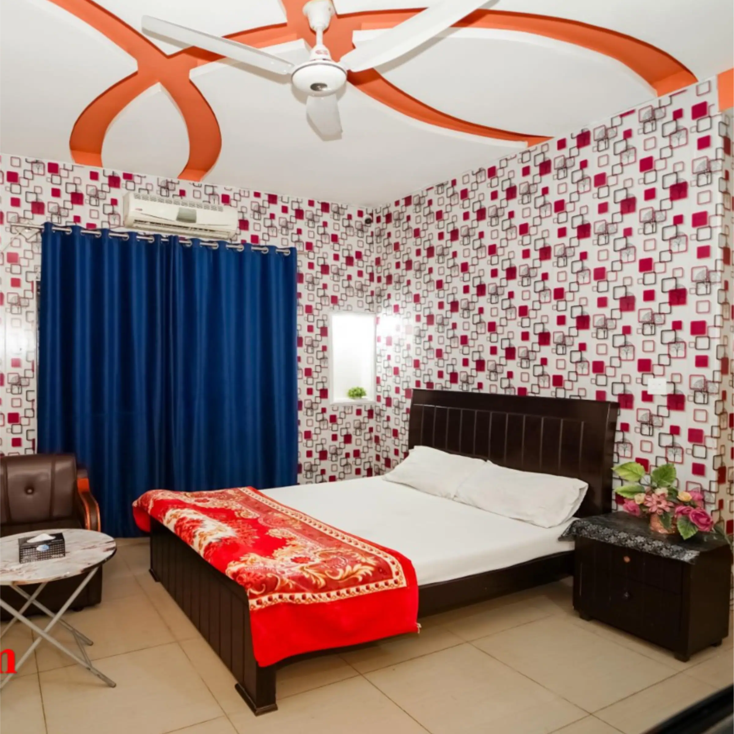 VIP bedroom at Islamabad Rehab Centre PWD